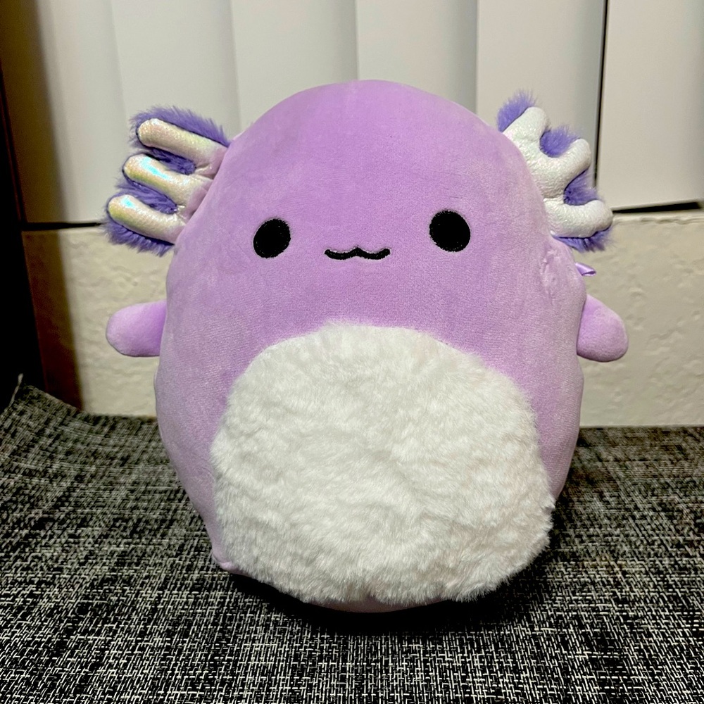 NWOT Monica the Axolotl Plush Cute Purple 8 in
